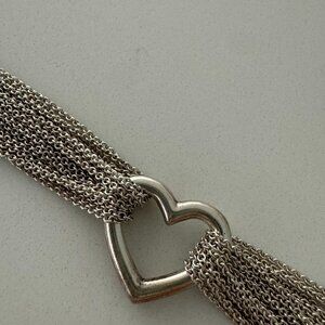 Tiffany's Open Heart Multi Strand Bracelet